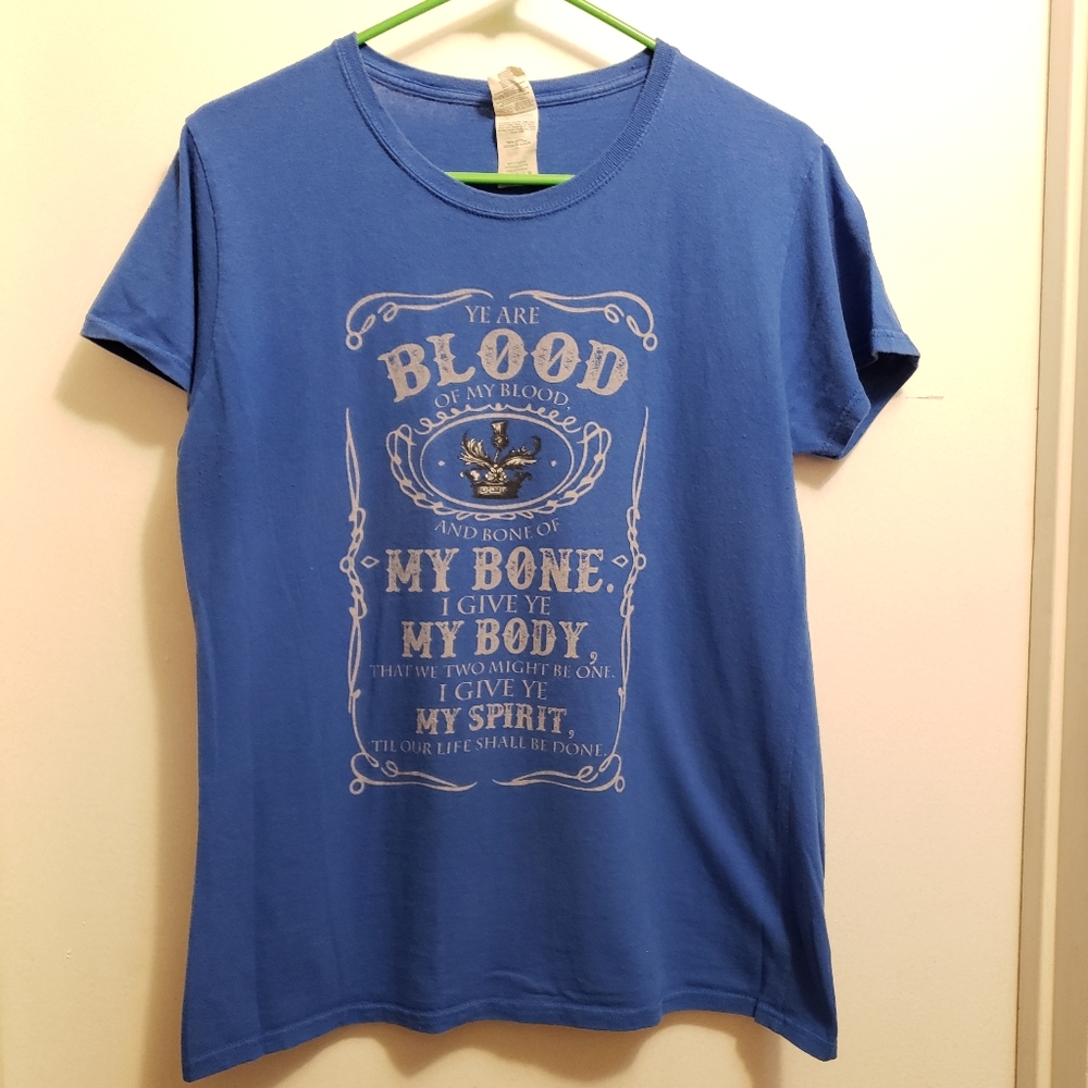 Outlander blood of my blood t-shirt - Large